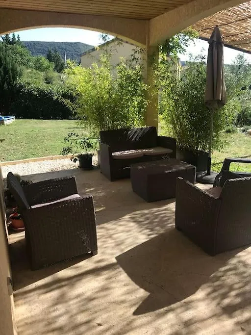 Maison Recente Gorges De L'Ardeche Rochecolombe Hébergement de vacances